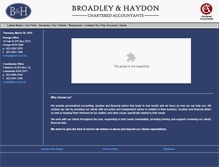 Tablet Screenshot of broadleys.com.au